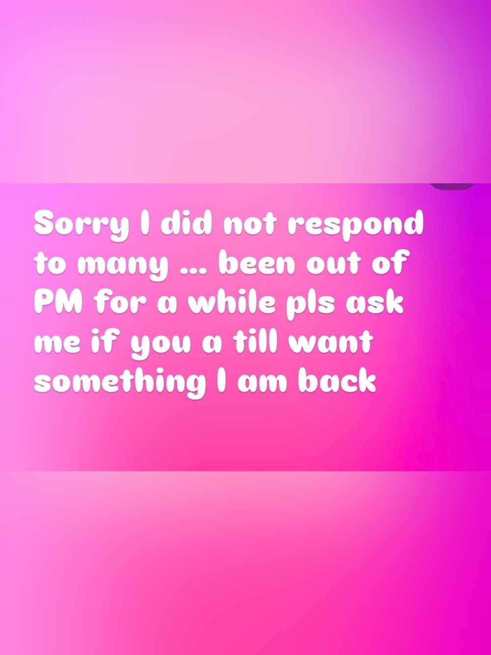 Life Is Good Pink to Magenta Gradient Graphic with White Bubble Text